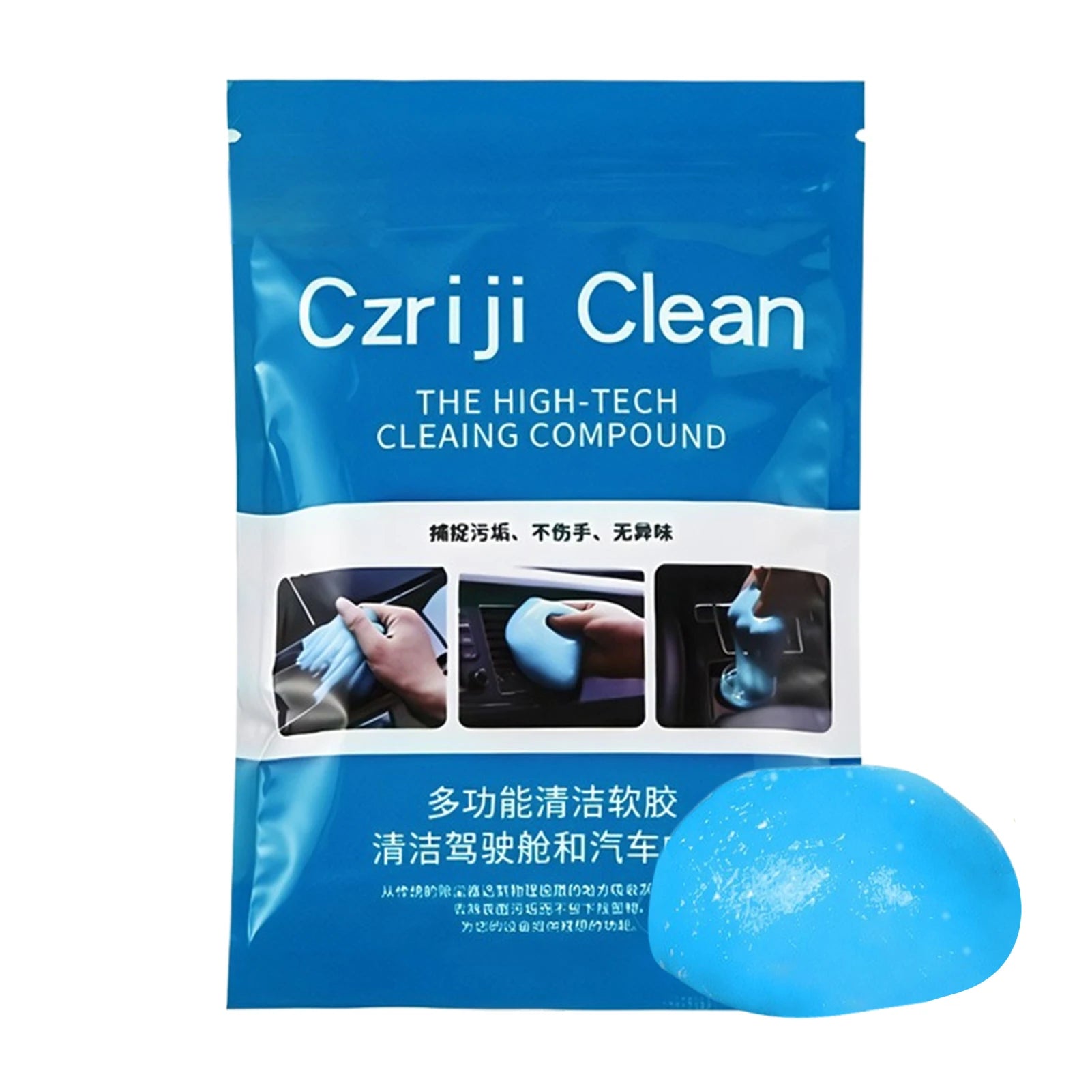 CleanJelly - 100% sauber bis in die kleinste Ritze ohne Kratzer oder Rückstände.